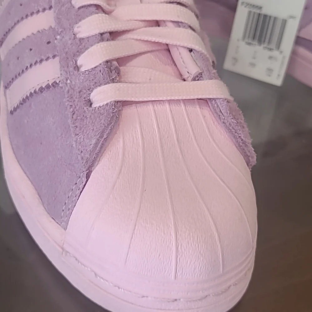 NWT Adidas Superstar minimalis Originals pink & purple men's size 7.5 - Picture 3 of 12